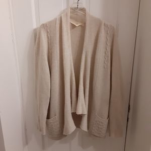 Anthropologie HWR Open Front Waterfall Cardigan
